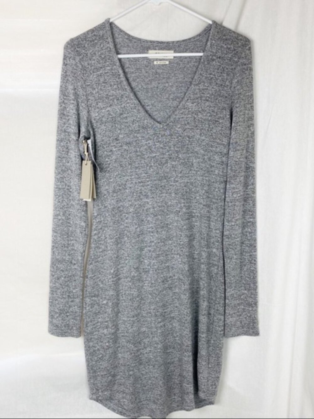 Heather White Grey Aritiza Golden by TNA Dress Size Medium